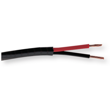 Câble électrique FLRYY 2x1,5 mm² noir/rouge 50 m sur bobine